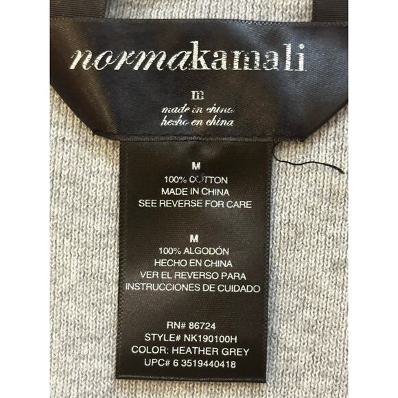 Norma Kamalie Gray Button Up Sweater Vest | Grandpa Vibes | women’s Size Medium - Picture 5 of 7